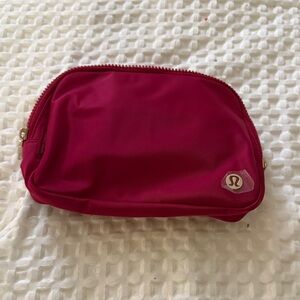 Lululemon Athletica large, where everything bag with matching card case